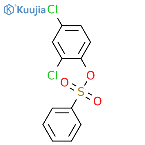 2,4-Dichlorophenyl benzenesulphonate structure