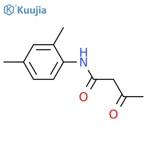 2,4-Dimethylacetoacetanilide structure
