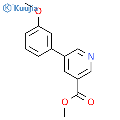 Methyl 5-(3-methoxyphenyl)nicotinate structure