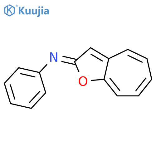 Benzenamine, N-2H-cyclohepta[b]furan-2-ylidene- structure