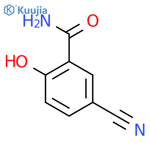 Benzamide,5-cyano-2-hydroxy- structure