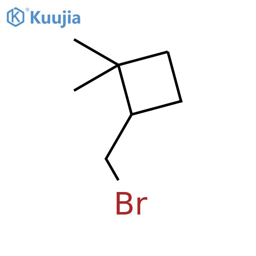 Cyclobutane, 2-(bromomethyl)-1,1-dimethyl- structure