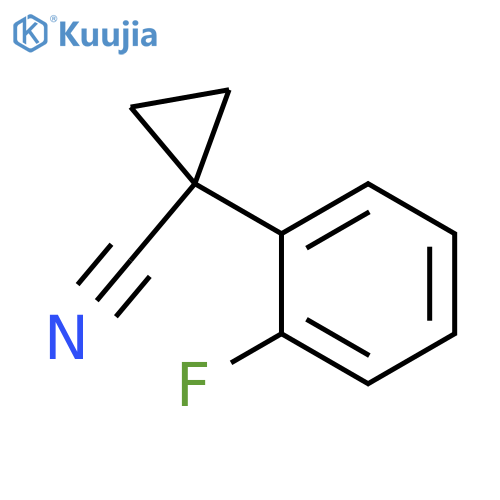 1-(2-Fluorophenyl)cyclopropanecarbonitrile structure