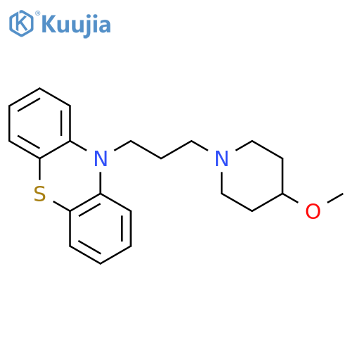 10-[3-(4-methoxypiperidin-1-yl)propyl]-10H-phenothiazine structure
