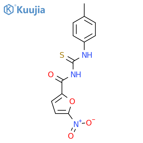 2-Furancarboxamide,N-[[(4-methylphenyl)amino]thioxomethyl]-5-nitro- structure