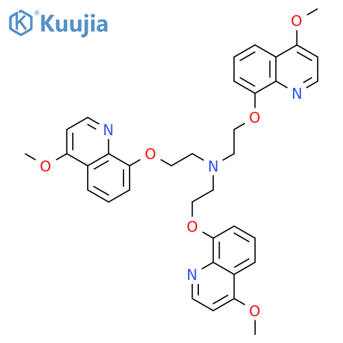 Quinoline, 8,8',8''-[nitrilotris(2,1-ethanediyloxy)]tris[4-methoxy- structure