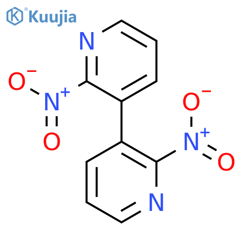3,3'-Bipyridine, 2,2'-dinitro- structure