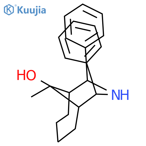 8-Azabicyclo[4.3.1]decan-10-ol, 10-methyl-7,9-diphenyl- structure