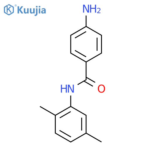 4-Amino-N-(2,5-dimethylphenyl)benzamide structure