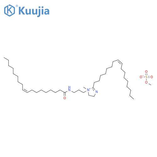 (Z,Z)-2-(8-heptadecenyl)-4,5-dihydro-1-methyl-1-[3-[(1-oxo-9-octadecenyl)amino]propyl]-1-H-imidazolium methyl sulphate structure