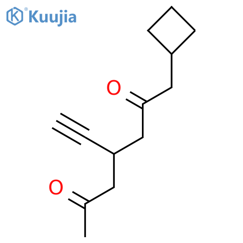 2,6-Heptanedione, 1-cyclobutyl-4-ethynyl- structure