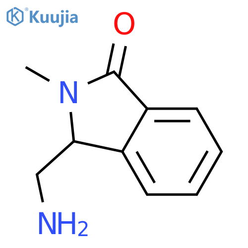3-(aminomethyl)-2-methyl-2,3-dihydro-1H-isoindol-1-one structure