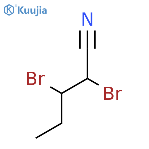 Pentanenitrile, 2,3-dibromo- structure