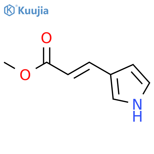 methyl (2E)-3-(1H-pyrrol-3-yl)prop-2-enoate structure
