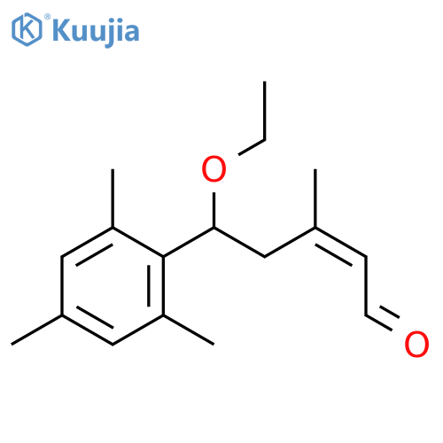 2-Pentenal, 5-ethoxy-3-methyl-5-(2,4,6-trimethylphenyl)-, (Z)- structure