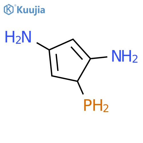 1,3-Cyclopentadiene-1,3-diamine, 5-phosphino- structure