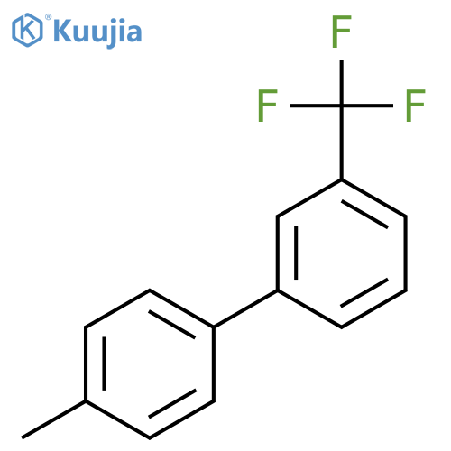 1,1'-Biphenyl, 4'-methyl-3-(trifluoromethyl)- structure