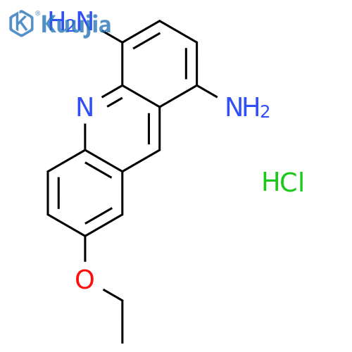 1,4-Acridinediamine, 7-ethoxy-, hydrochloride structure