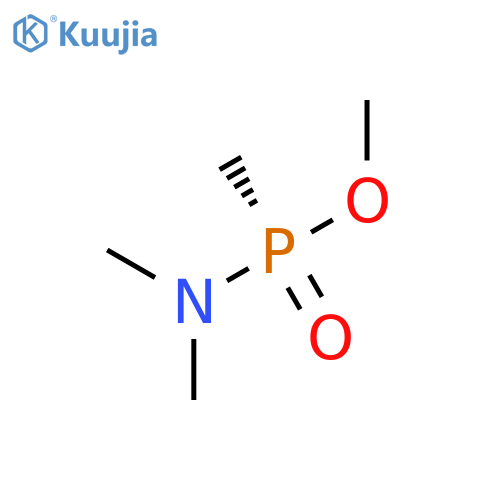 Phosphonamidic acid, trimethyl-, methyl ester, (R)- structure