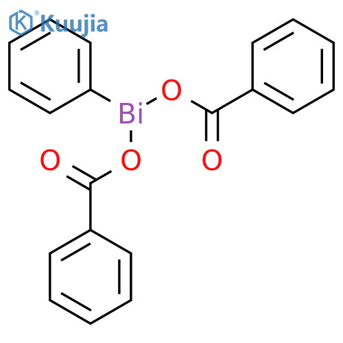 Bismuthine, bis(benzoyloxy)phenyl- structure