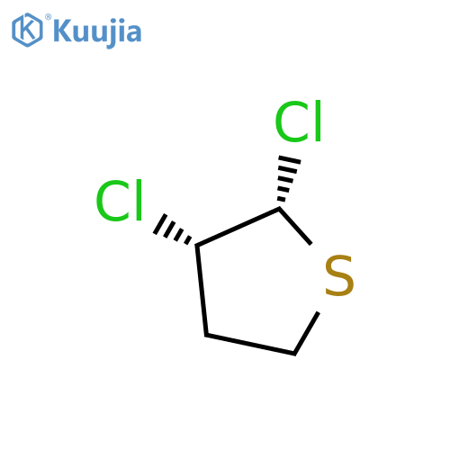 Thiophene, 2,3-dichlorotetrahydro-, cis- structure