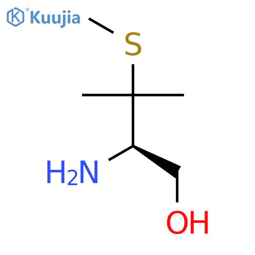 (2R)-2-amino-3-methyl-3-(methylsulfanyl)butan-1-ol structure
