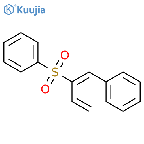 Benzene, [[(1E)-1-(phenylmethylene)-2-propenyl]sulfonyl]- structure
