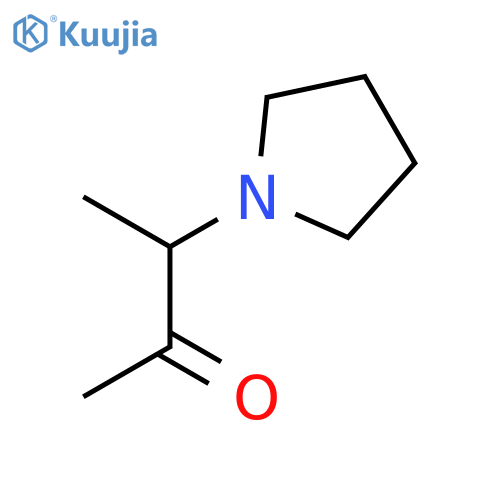 2-Butanone,3-(1-pyrrolidinyl)- structure