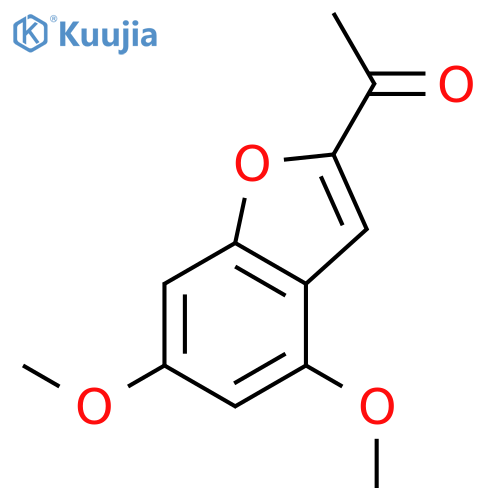 1-(4,6-dimethoxy-1-benzofuran-2-yl)ethanone structure