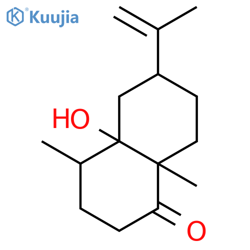 (4S,4aR,6R,8aR)-4a-hydroxy-4,8a-dimethyl-6-(prop-1-en-2-yl)octahydronaphthalen-1(2H)-one structure