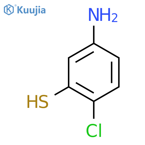 5-amino-2-chlorobenzene-1-thiol structure