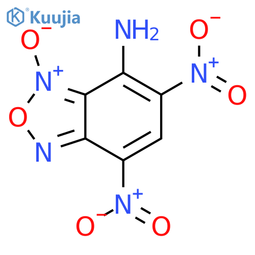 5,7-dinitro-2,1,3-benzoxadiazol-4-amine 3-oxide structure