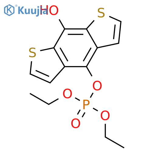 Benzo[1,2-b:5,4-b']dithien-8-yloxy, 4-[(diethoxyphosphinyl)oxy]- structure