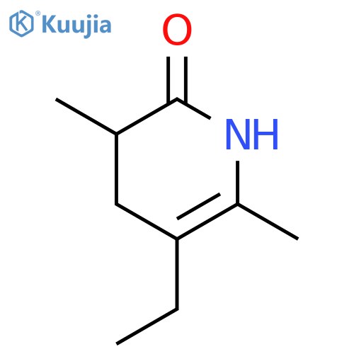 2(1H)-Pyridinone, 5-ethyl-3,4-dihydro-3,6-dimethyl- structure