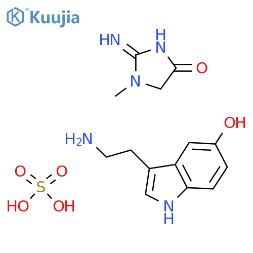 3-(2-AMINOETHYL)INDOL-5-OL CREATININE SULFATE structure