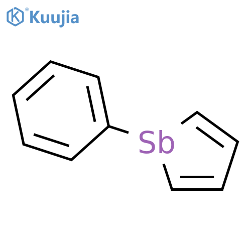 1H-Stibole, 1-phenyl- structure