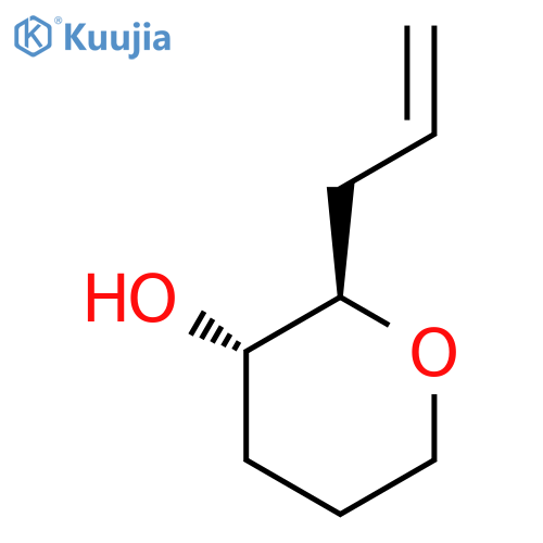2H-Pyran-3-ol, tetrahydro-2-(2-propenyl)-, (2R,3S)-rel- structure