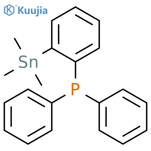 Phosphine, diphenyl[2-(trimethylstannyl)phenyl]- structure