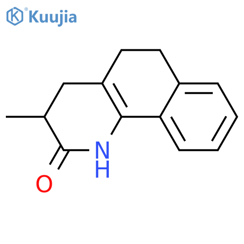 Benzo[h]quinolin-2(1H)-one, 3,4,5,6-tetrahydro-3-methyl- structure