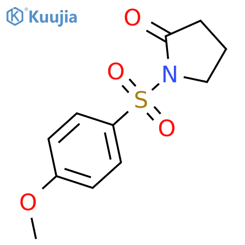 2-Pyrrolidinone, 1-[(4-methoxyphenyl)sulfonyl]- structure