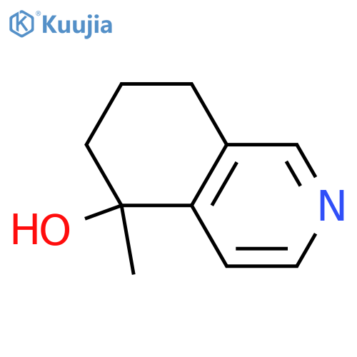 5,6,7,8-tetrahydro-5-methyl-5-Isoquinolinol structure