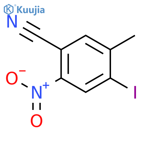 4-Iodo-5-methyl-2-nitrobenzonitrile structure
