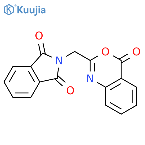 2-((4-Oxo-4H-3,1-benzoxazin-2-yl)methyl)-1H-isoindole-1,3(2H)-dione structure