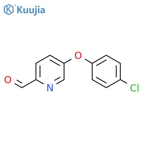 5-(4-Chlorophenoxy)pyridine-2-carbaldehyde structure