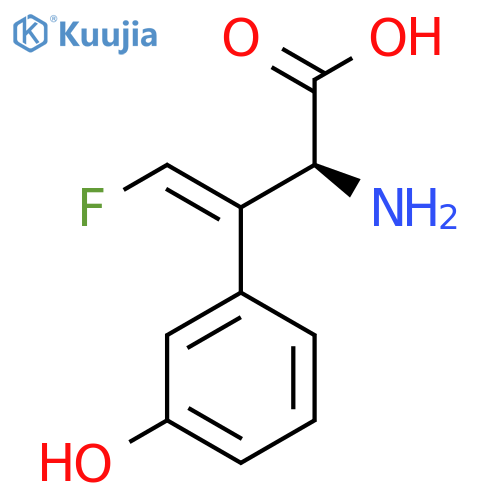 beta-Fluoromethylene-3-tyrosine structure