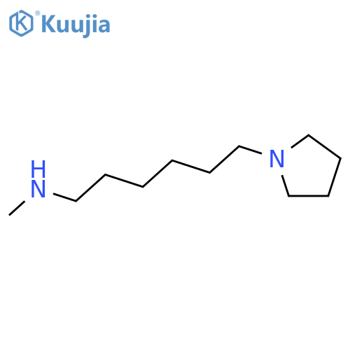 1-Pyrrolidinehexanamine, N-methyl- structure