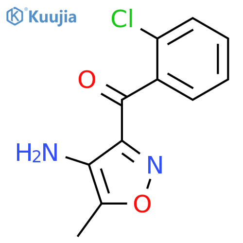 Methanone, (4-amino-5-methyl-3-isoxazolyl)(2-chlorophenyl)- structure