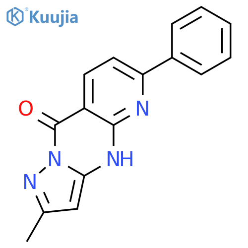 Pyrazolo[1,5-a]pyrido[2,3-d]pyrimidin-9(4H)-one, 2-methyl-6-phenyl- structure