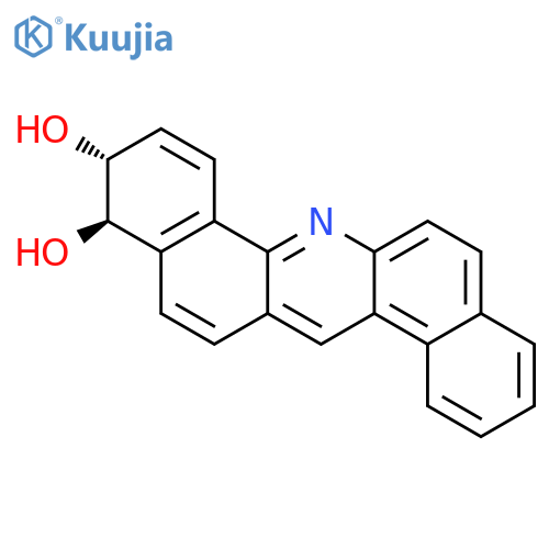 Dibenz[a,h]acridine-10,11-diol, 10,11-dihydro-, trans-(±)- structure