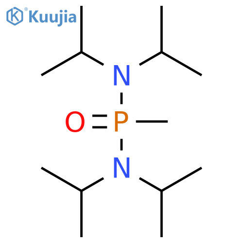 Phosphonic diamide, P-methyl-N,N,N',N'-tetrakis(1-methylethyl)- structure
